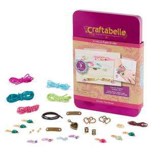 Craftabelle – Natural Charms Creation Kit – Bracelet Making Kit