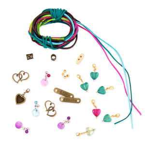 Craftabelle – Natural Charms Creation Kit – Bracelet Making Kit