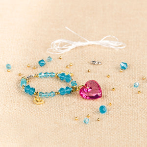 Craftabelle – Sparkle and Charm Creation Kit – Bracelet Making Kit