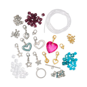 Craftabelle – Sparkle and Charm Creation Kit – Bracelet Making Kit