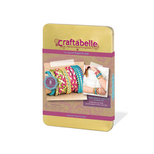 Load image into Gallery viewer, Craftabelle – Suede, Braid, &amp; Leatherette Creation Kit – Bracelet Making Kit
