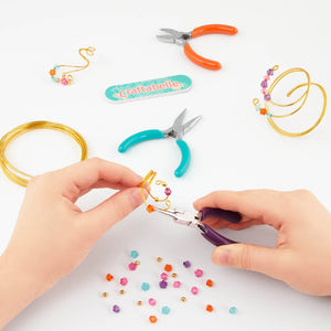 Craftabelle – Crystal Twists Creation Kit – Wire Jewelry Making Kit
