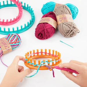 Craftabelle – Cozy Cuffs & Cowls Creation Kit – Beginner Knitting Kit