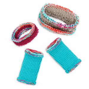 Craftabelle – Cozy Cuffs & Cowls Creation Kit – Beginner Knitting Kit