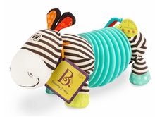 Load image into Gallery viewer, B. Toys Squeezy Zeeby Soft Accordion Zebra

