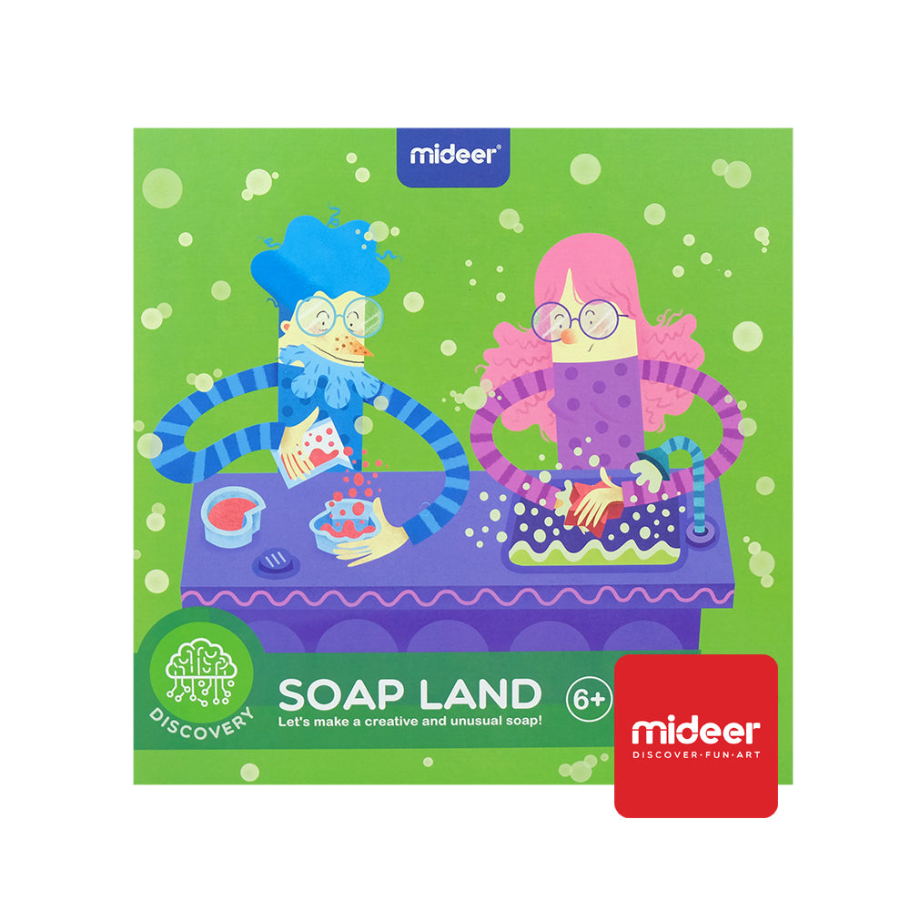 MiDeer Soap Land - Educational STEM toys – Make Your Own Soap Kit – Indoor Activity