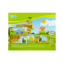 Load image into Gallery viewer, HPD Building Blocks Set 40 pcs Farm Blocks - Guoguo&#39;s Cake - Cats, Corns, Driver &amp; More
