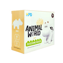 Load image into Gallery viewer, HPD Building Blocks Set - Animal World Cow for 3 years and up - Duplo Compatible
