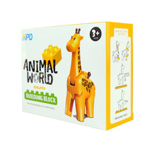 Load image into Gallery viewer, HPD Building Blocks Set - Animal World Giraffe for 3 years and up - Duplo Compatible
