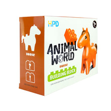 Load image into Gallery viewer, HPD Building Blocks Set - Animal World Horse for 3 years and up - Duplo Compatible
