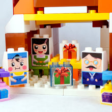 Load image into Gallery viewer, HPD Building Blocks Set 167 pc Christmas Blocks - Little Inventor Snowman, Santa Claus &amp; More!
