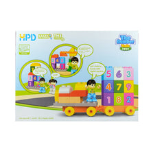 Load image into Gallery viewer, HPD Building Blocks Set 58 pc Numbers - The Number Train Learn Numbers 1 to 9 for 18 mos &amp; Up
