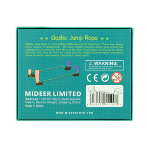 MiDeer 3 Meter Elastic Jump Rope - Indoor or Outdoor Chinese Garter Game Perfect for 2 Players and More!