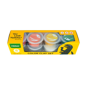 MiDeer Color Clay Set - 8 Colors and Tools for Kids