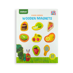 MiDeer Wooden Fridge Magnets for Kids