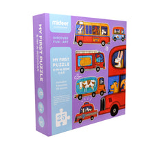 Load image into Gallery viewer, Mideer Educational Car Puzzle Box My First Puzzle-Traffic Puzzle Toy and Gift for Kids
