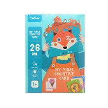 Load image into Gallery viewer, MiDeer My Frst Cognitive Card - 26 pcs Alphabet Mask Cards
