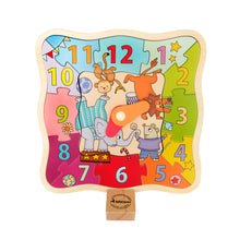 Load image into Gallery viewer, Mideer Kid&#39;s Puzzle Toy Jigsaw Circus Clock Educational Toy

