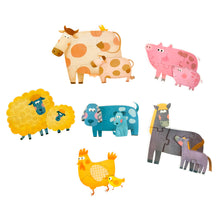Load image into Gallery viewer, Mideer Educational Animal Puzzle Box My First Puzzle- Mom &amp; Baby Puzzle Toy and Gift for Kids
