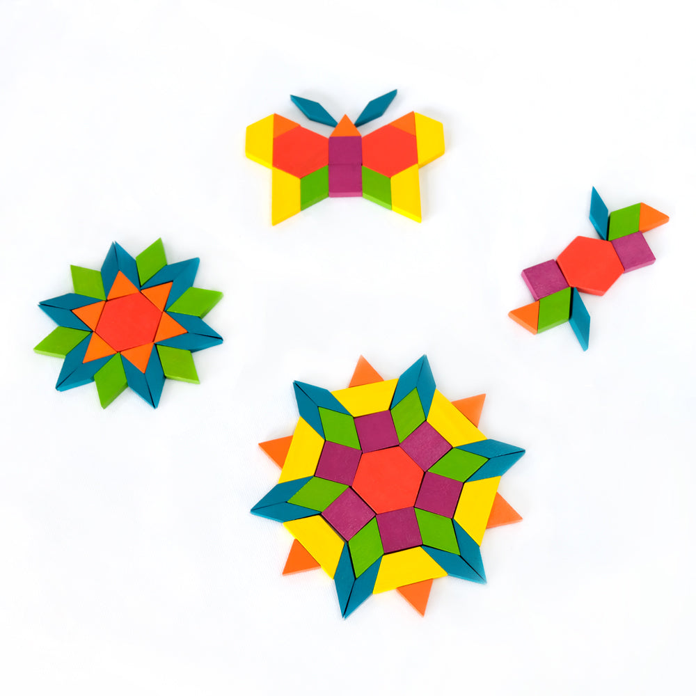 Mideer Color Pattern Block Building Set – The Kids Avenue