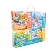 Load image into Gallery viewer, Mideer 4 in 1 Puzzle Seasons Educational Toy

