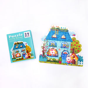 Mideer 4 in 1 Puzzle Fairy Town Educational Toy