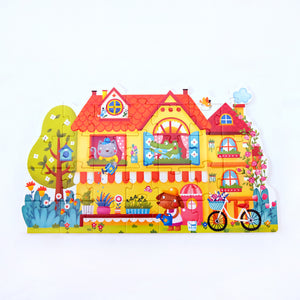 Mideer 4 in 1 Puzzle Fairy Town Educational Toy