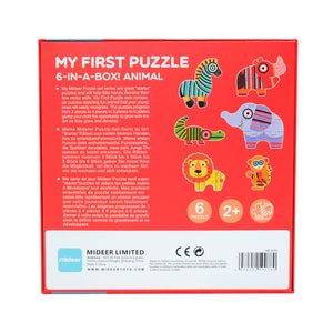 Mideer Educational Animal Puzzle Box My First Puzzle-Animal Puzzle Toy and Gift for Kids