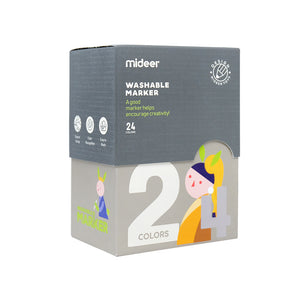 MiDeer 24 pc Washable Marker (New Packaging)