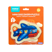 Load image into Gallery viewer, Mideer Creative Puzzle Toy Mini-Discovery-Puzzle Plane for Preschool Kids
