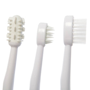 Dreambaby Toothbrush Set 3 Stage White - For young gums and developing teeth