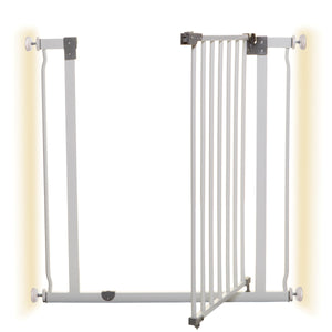 Dreambaby Liberty Security Gate with Smart Stay-Open Feature / Liberty Xtra-Wide Hallway Security Gate with Stay-Open Feature White