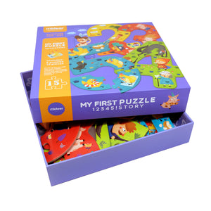 Mideer Educational Puzzle Counting Numbers My First Puzzle 1234! Story