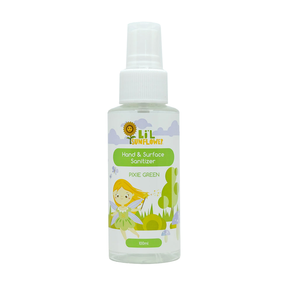 Lil sunflower Hand and Surface Sanitizer Pixie Green