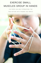 Load image into Gallery viewer, Mideer Cat&#39;s Cradle Flip Rope Brainstorming Game for Children
