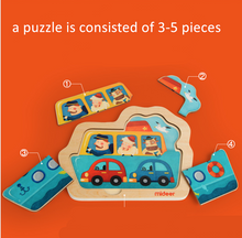 Load image into Gallery viewer, Mideer Creative Puzzle Toy Mini-Discovery-Puzzle Ship for Preschool Kids
