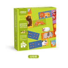 Load image into Gallery viewer, Mideer Matching Game Educational Domino Puzzle Zoo Pals Set Game Cognitive Learning Puzzle Toys
