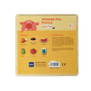 MiDeer Wooden Pegged Puzzles for Kids 2 years and Up