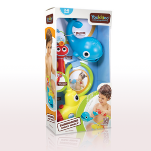 Yookidoo Submarine Spray Whale - Bath Toy for Kids