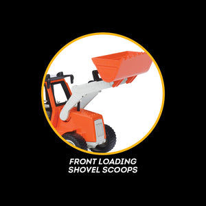 Driven by Battat Micro Backhoe Loader