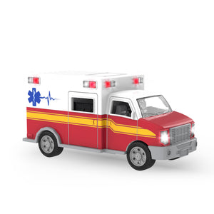 Driven by Battat Ambulance Toy Car - Micro Size