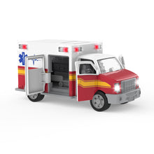 Load image into Gallery viewer, Driven by Battat Ambulance Toy Car - Micro Size
