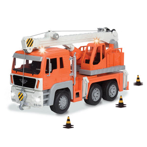 Driven by Battat Toy Crane Truck with Sound Vehicle Realistic