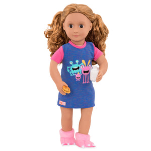 Monster Pajama Doll Outfit and Accessories - Our Generation Snuggle Monster