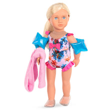 Load image into Gallery viewer, Floral Print Bathing Suit Doll Outfit and Accessories - Our Generation Seaside Blossom
