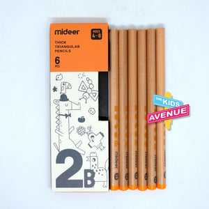 MiDeer Thick Triangular Pencils for Kids ages 2 - 6 years old