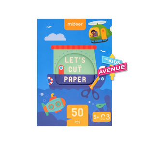 Mideer Let's Cut Paper with Levels for Kids 4 years and Up